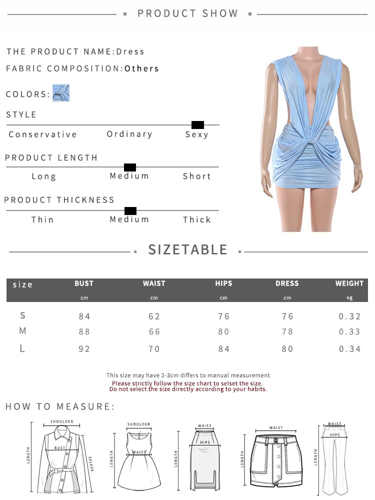 Patchwork Ruched Deep V Neck Sleeveless Backless Bodycon Dress