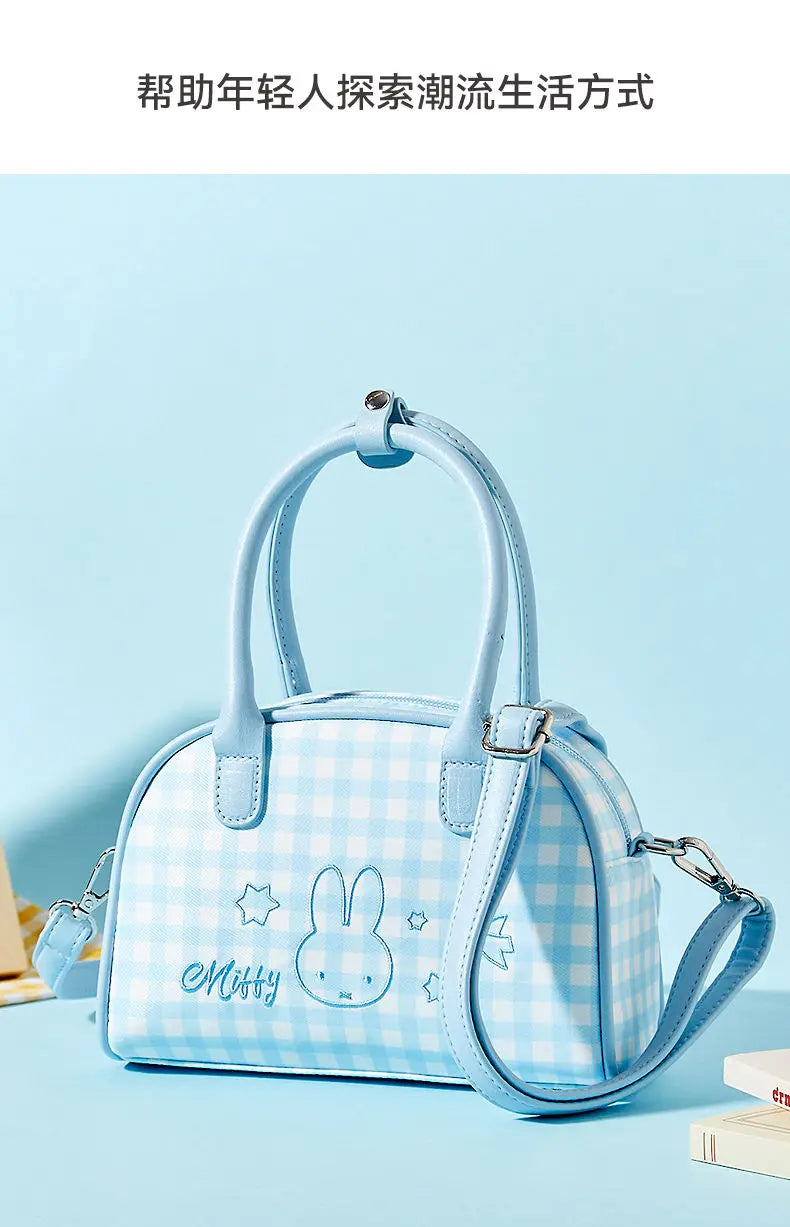 Playful Bunny Themed Crossbody Bag With Decorative Charm And Lightweight Design