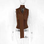 Tank Top For Women V Neck Sleeveless Knit