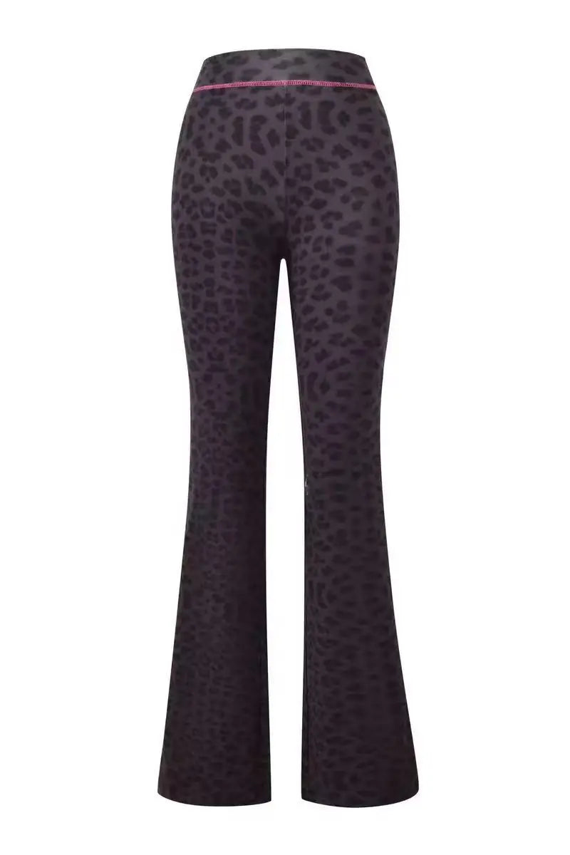 Two Piece Slim Fit Letter Print Hooded Zipper Jacket And Pants Set Open Thread Design