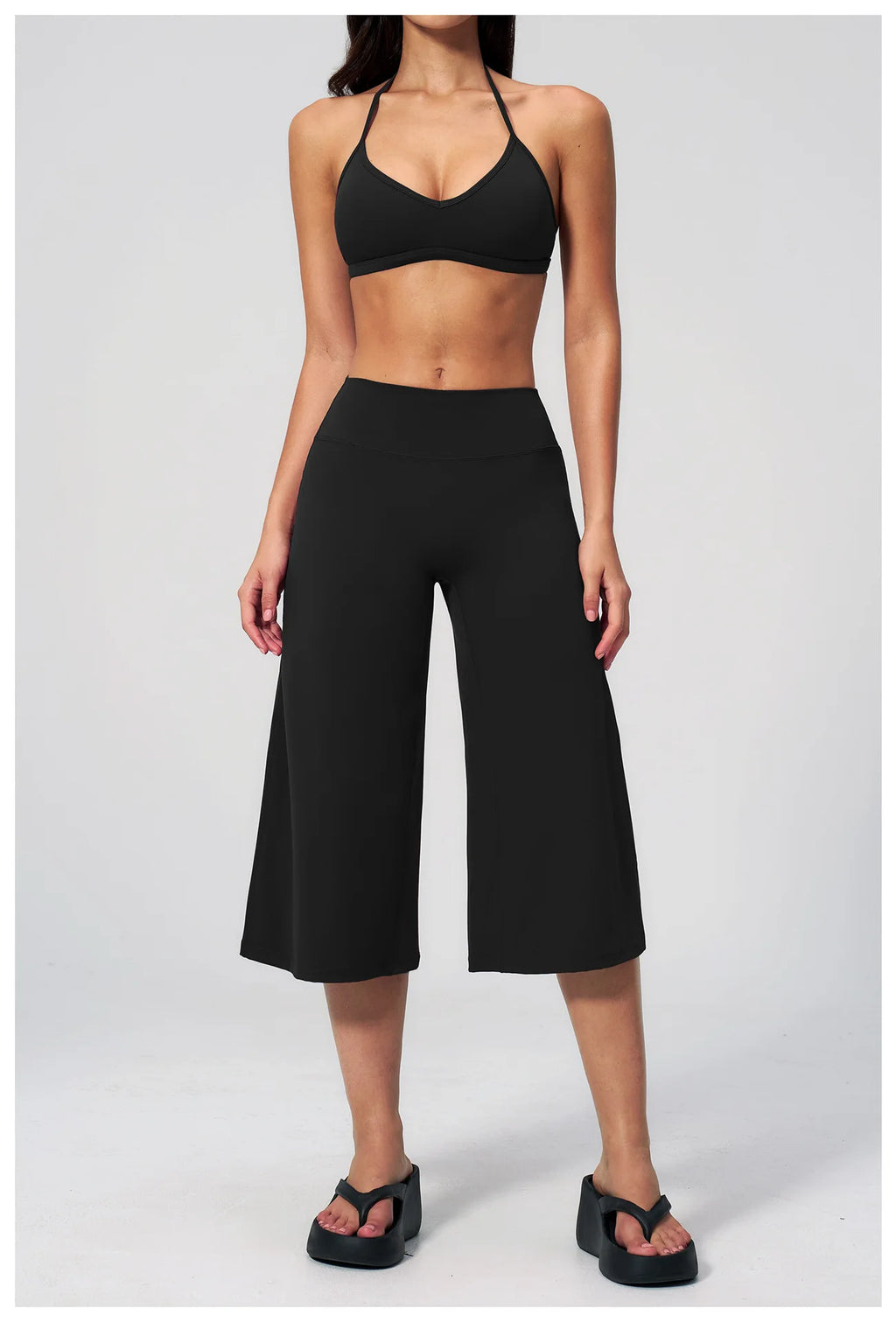 High Waist Wide Leg Yoga Pants For All Day Comfort