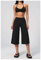 High Waist Wide Leg Yoga Pants For All Day Comfort