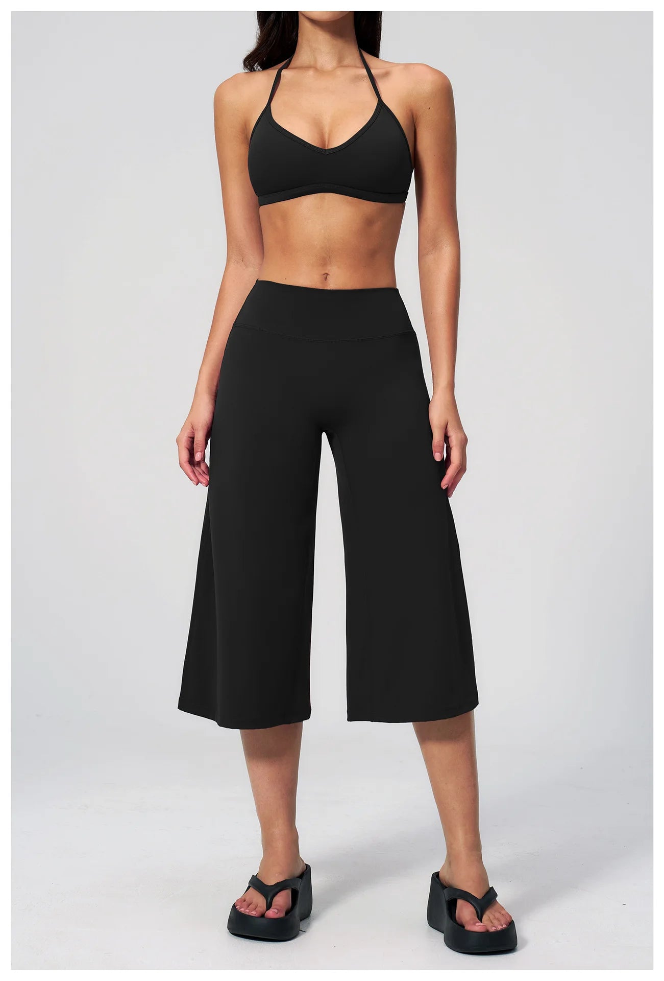 High Waist Wide Leg Yoga Pants For All Day Comfort