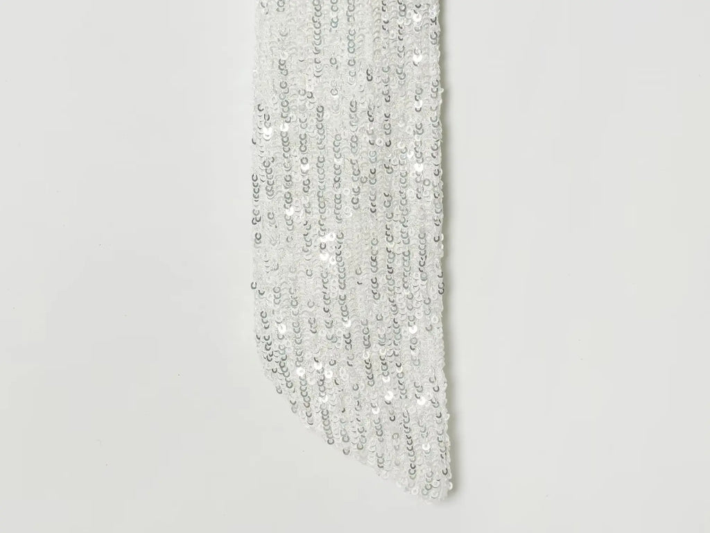 Gleaming Sequin Mini Dress With O Neck Backless Detail