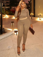 Bold Print Jumpsuit With Color Blocking Patchwork Zip Front
