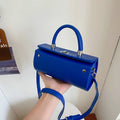 Elegant Womens Shoulder Crossbody With Pillow Accent Pu Leather Luxury Handbag