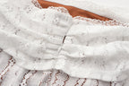 Lace Evening Dress Sleeve Elegant Party Gown