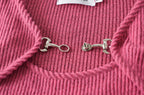 Crop T Shirt O neck Crop top Full Sleeve Chain Buckle Cape T-shirt Camis with Tee