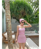 Girly Cute Style High-Waist Bikini Set