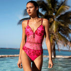 Ruffle Cutout One Piece Swimsuit With Skirt For Fresh Summer Beachwear Vibe
