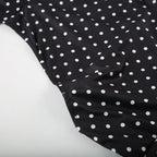 Polka Dot Halter Dress For Women Backless Mini