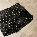 Satin Polka Dot A-Line Skirt Low Waist