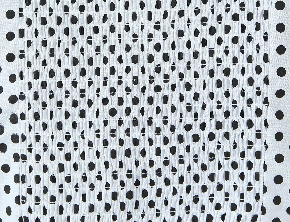 Sexy Sweet Girl Plaid Polka Dot Camis Cotton Top