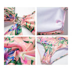 Coastal Chic Swim Set With Crop Top And Skirt Cover Up For Summer Vibes