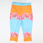 Floral Off Shoulder Crop Top And High Waist Capri Set For Summer Streetwear Vibe