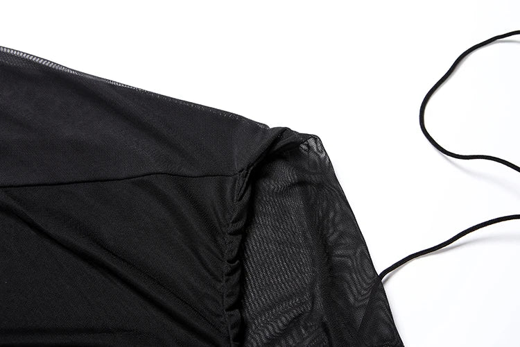 Halter Bodycon Dress With Asymmetrical Hem Backless