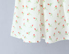 Radiant Bow Accent Ruched Bust Tank Top With Open Button Front And Rope Laced Waist Mini Skirt Set