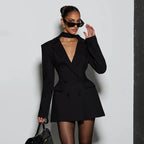 Elegant A Line Short Evening Dress With V Neck