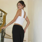 Strapless Cropped With Slim Fit Tube Halter Top