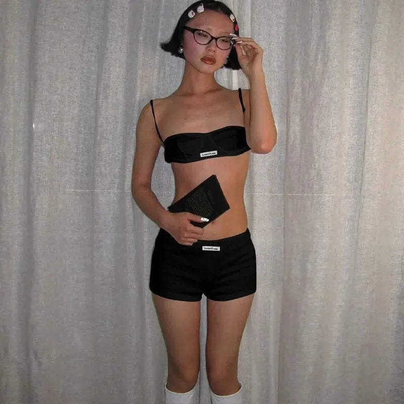 Women Camis Shorts Pants Two Piece Matching Sets