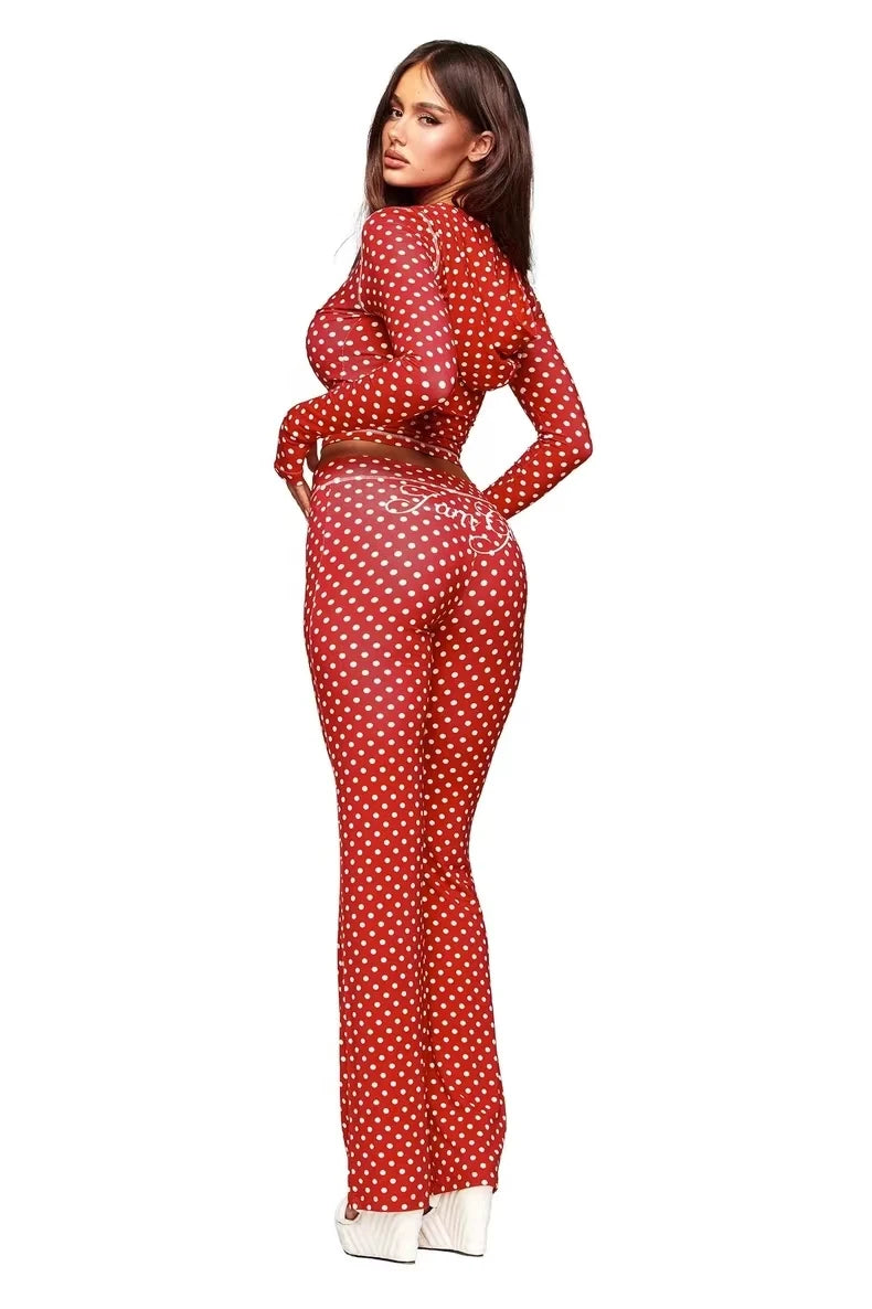 Two Piece Slim Fit Letter Print Hooded Zipper Jacket And Pants Set Open Thread Design