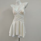 Dreamy Ice Silk With Lace Suspender Detail