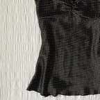 French Vintage Polka Dot Camisole Vest Halter Top