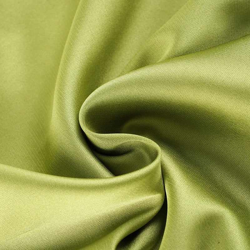 Satin Mini Dress Sleek Sleeveless Bodycon Slash Neckline
