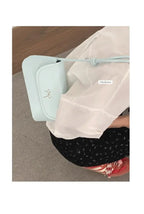 Sweet Harajuku Style Blue Baguette Bag Purse