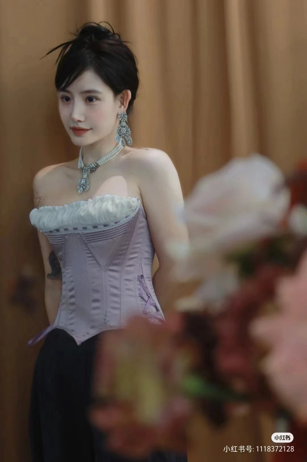 Victorian Gothic Jacquard Lace Up Corset Crop Top Overbust Bustier With Straps Waist Trainer