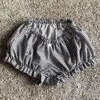 Cozy Kawaii Plaid Pajama Shorts With Elastic Waist Ruffle Trim