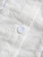 Soft Spliced Button Blouse With Lapel Collar