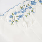 French-style Embroidered Halter Top Sexy Sleeveless Backless Camisole