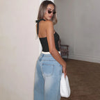 Halter Backless Bandage Crop Top