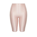 Satin Set With Off Shoulder Crop Top And Slim Pants Plus Embroidered Mesh Skirt