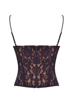 Women's Fashion Lace Spice Sling Vest Fishbone Top