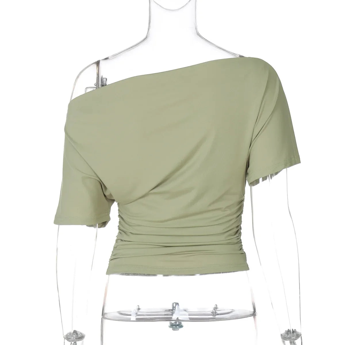 One Shoulder Summer Top For Women Slim Fit