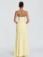 Backless High Waisted Dress
