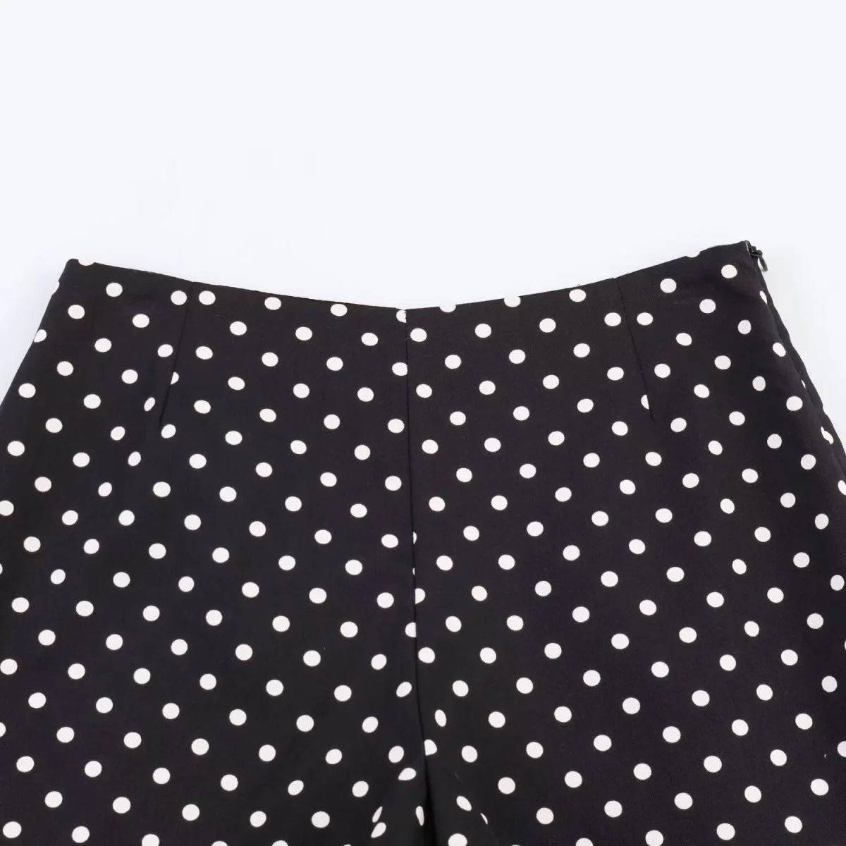 High Waist Mini Shorts For Women With Side Zipper