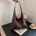 Women's Retro Simple Large Tote Bag