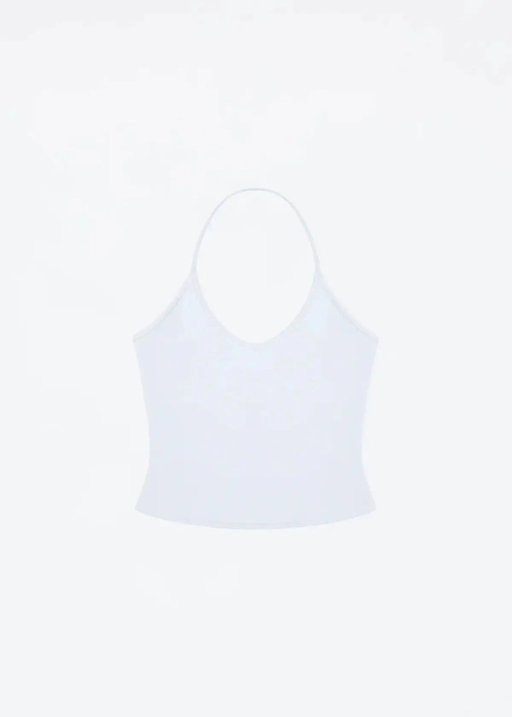 Lace Up Halter Tank And Suspender Long-sleeves Open Back Design For Chic Vibe