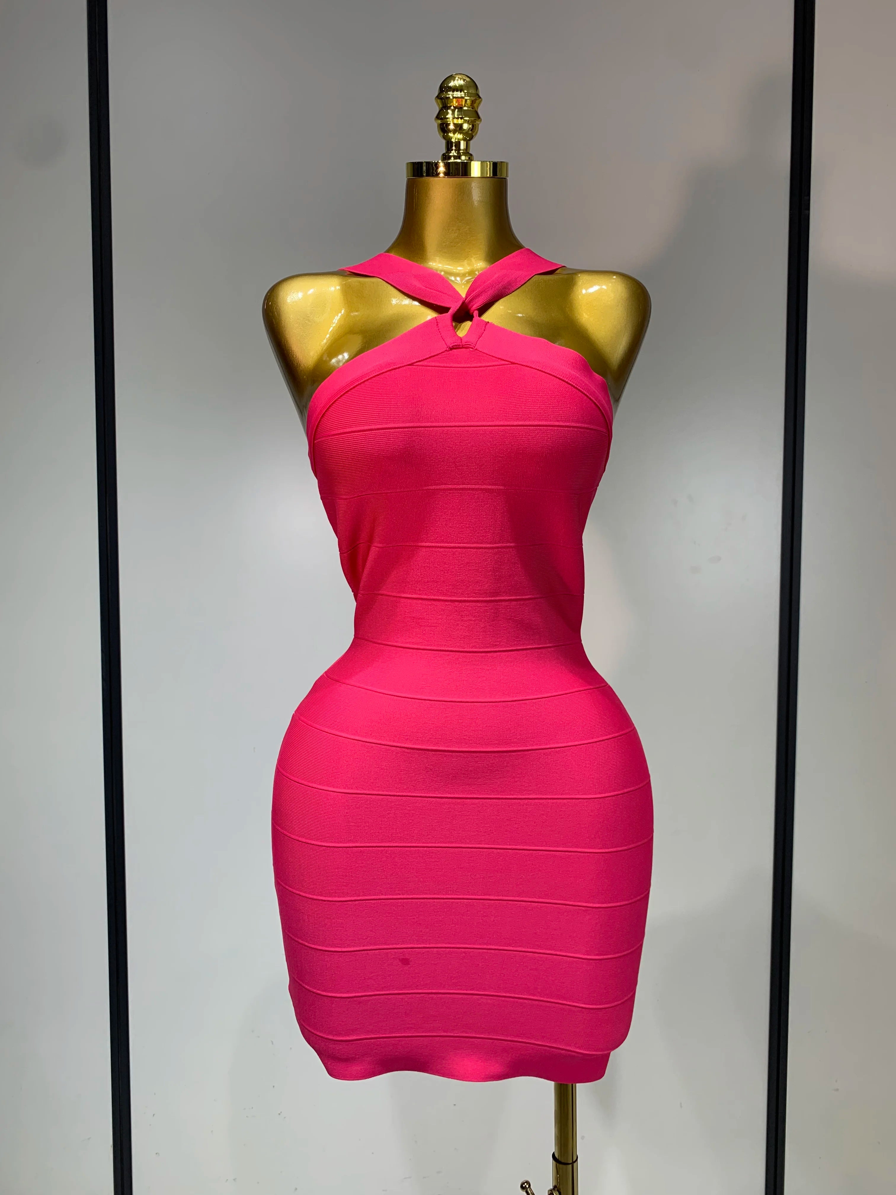 Backless Bodycon Bandage Dress