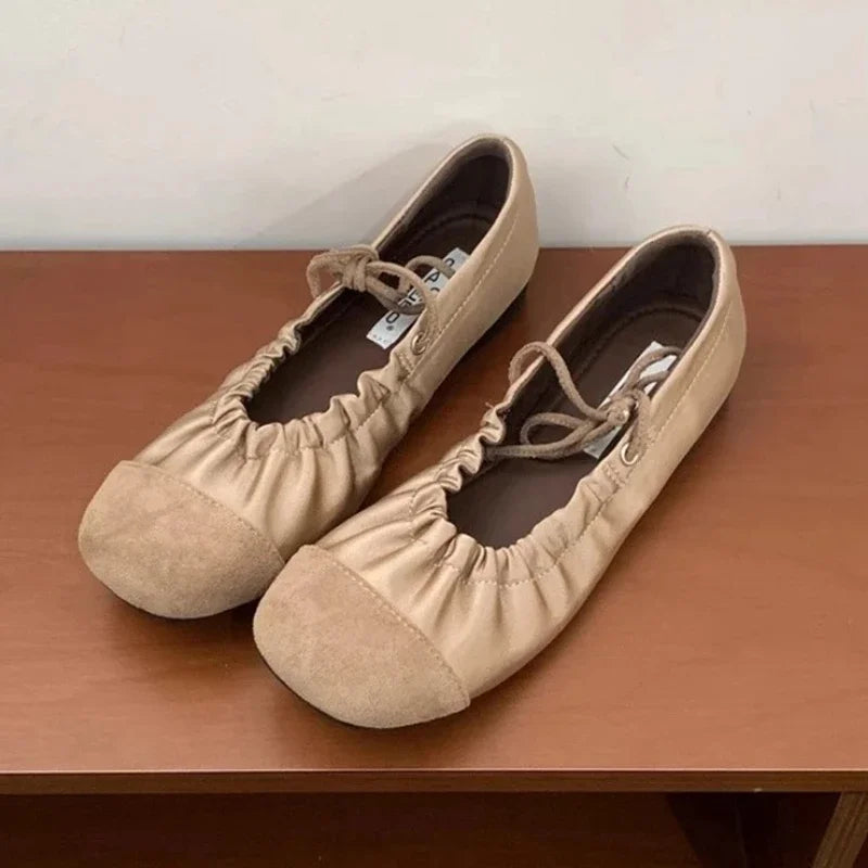 Retro Mary Jane Flats Elegant French Style Ballet Shoes
