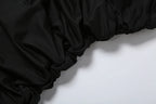 Patchwork Ruched Deep V Neck Sleeveless Backless Bodycon Dress