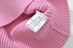 Knit Turn Down Collar Pullover For Women Slim Stretch Short Sleeve Top