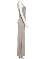Patchwork Sequin Sling Dress Glamour Backless Bodycon Evening Gown