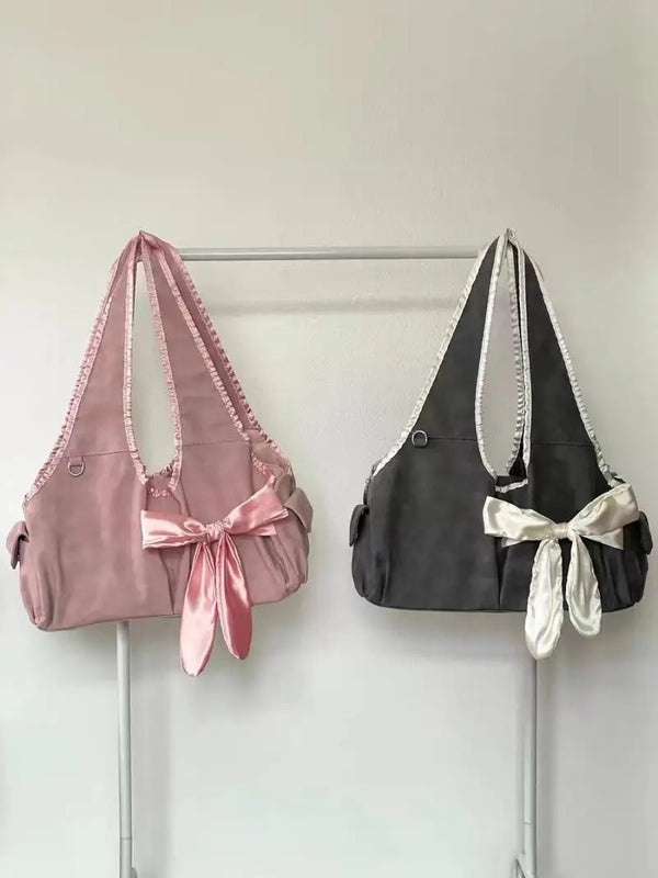 Vintage Fairy-core Bow Tote Bag
