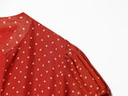 Polka Dot Spring Mini Dress