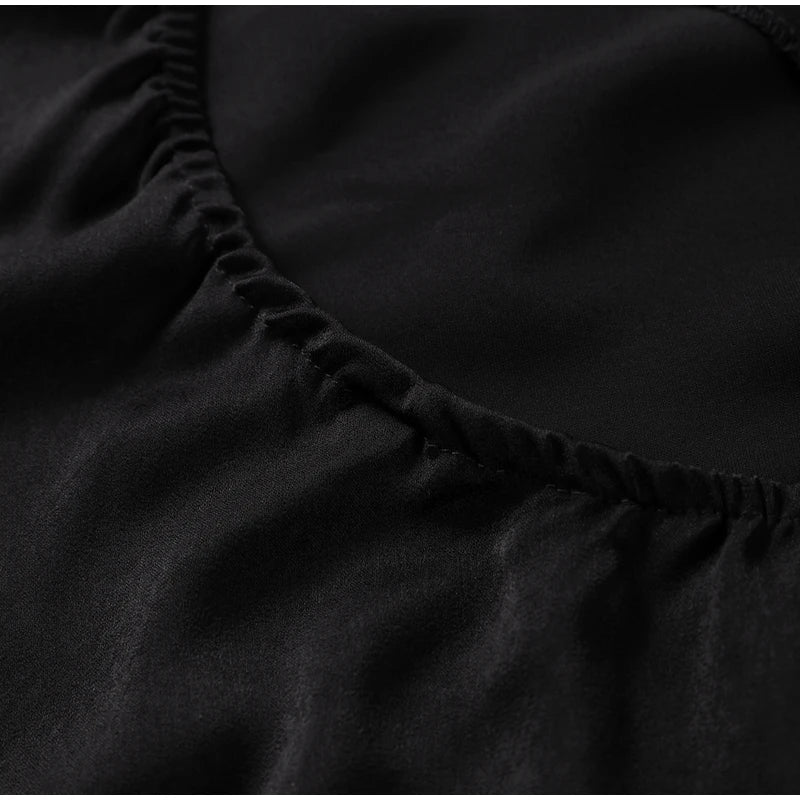 Sexy Satin Ribbon Backless Halter Dress For Elegant Evening Gown