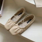 Soft Square Toe Ballet Flats Slip On For Women Casual Chic